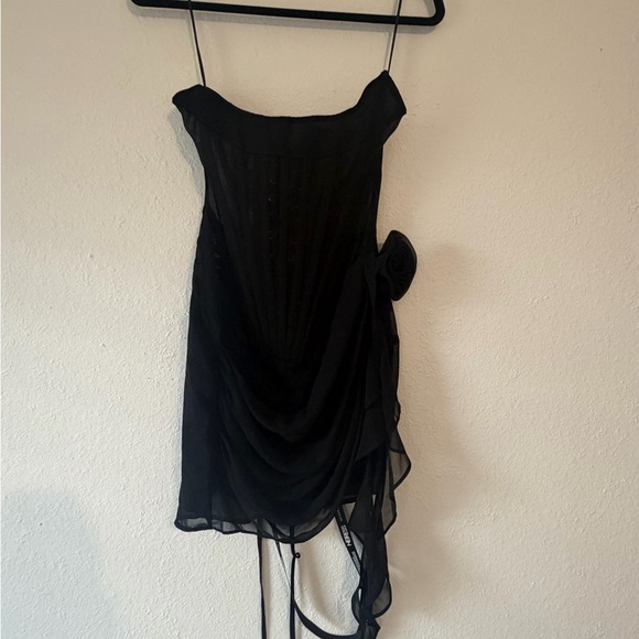 HEIRESS BEVERLY HILLS - BLACK MINI DRESS - Picture 4 of 7